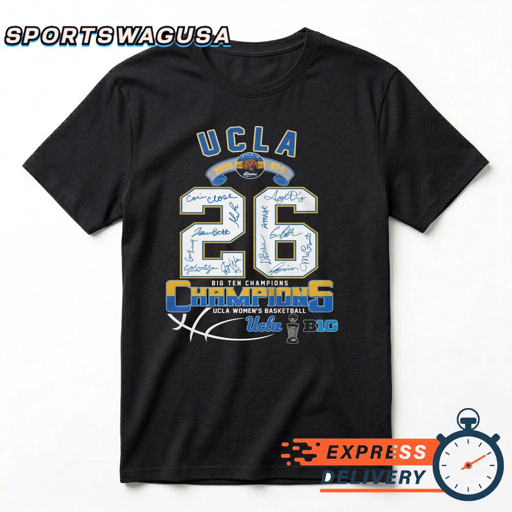 UCLA Bruins 2026 Basketball Champions Trophy Graphic T-Shirt