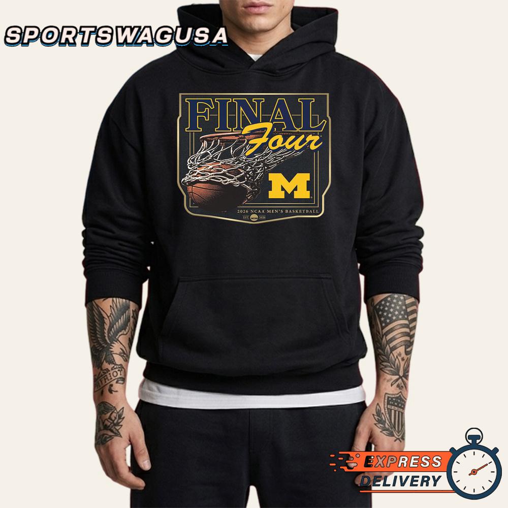 Michigan Wolverines Oscar Goodman 5 Final Four T-Shirt Michigan Wolverines Oscar Goodman 5 Final Four T-Shirt