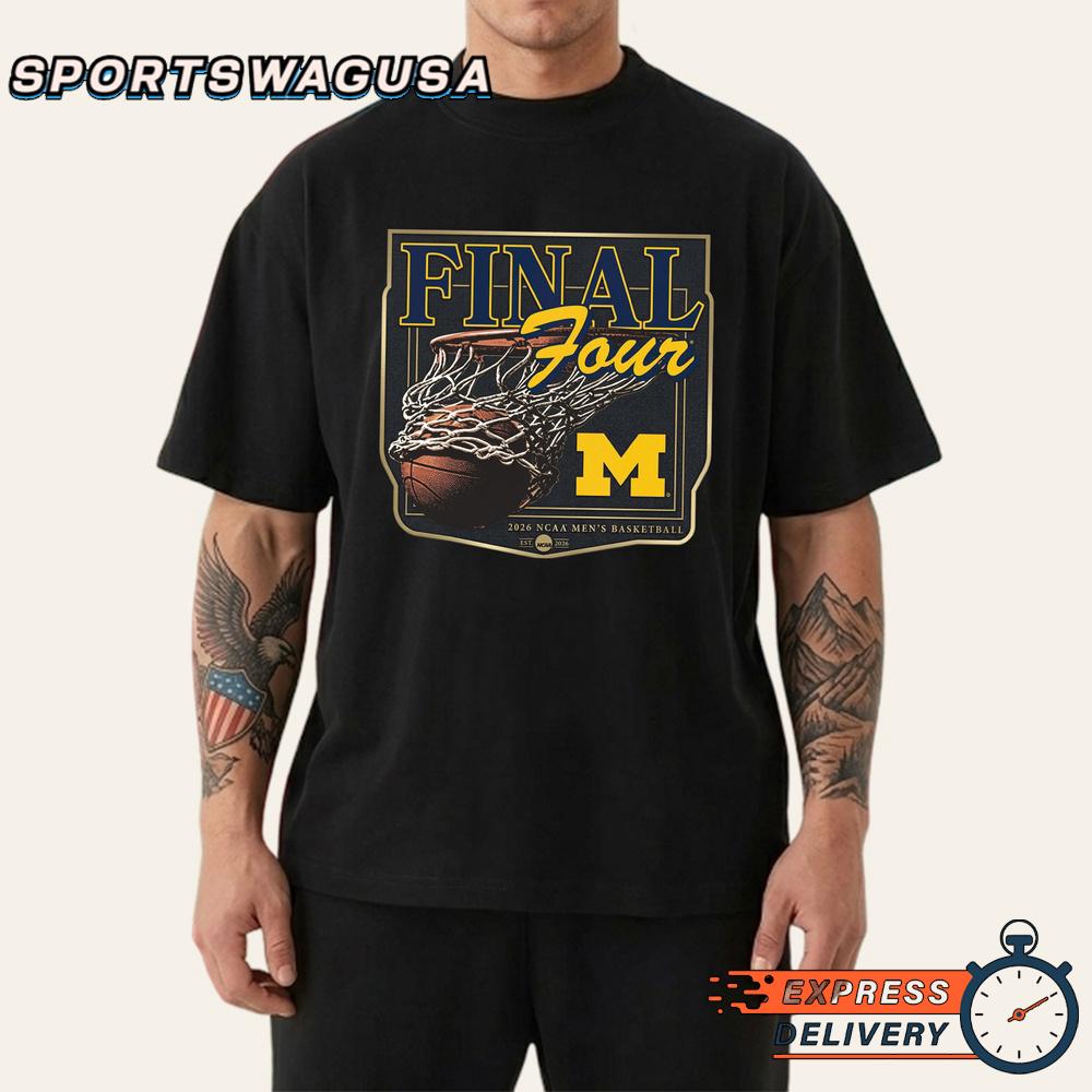Michigan Wolverines Oscar Goodman 5 Final Four T-Shirt Michigan Wolverines Oscar Goodman 5 Final Four T-Shirt