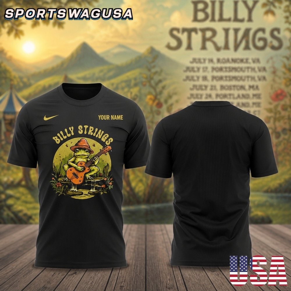 Billy Strings 2026 Tour T Shirt, Concert Shirt, Bluegrass Music Tee