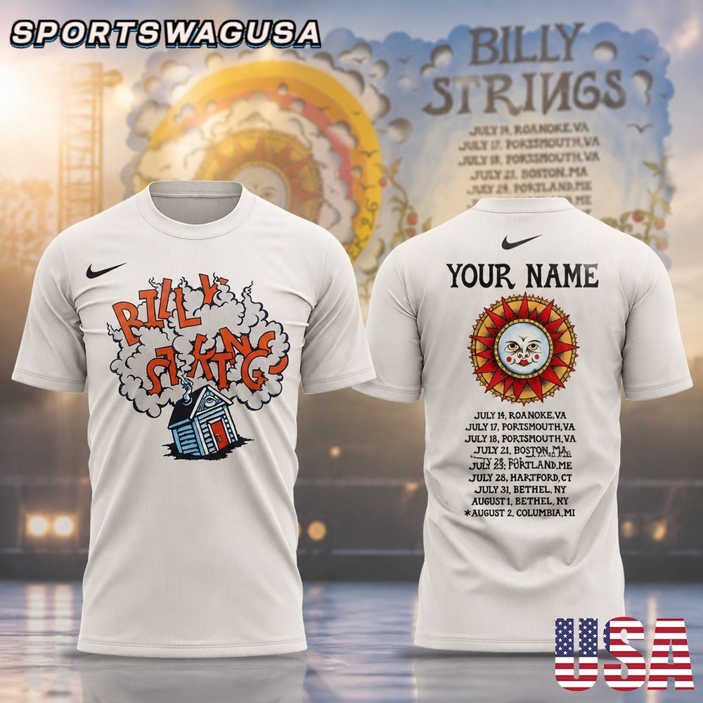 Billy Strings 2026 Tour T Shirt, Concert Shirt, Bluegrass Music Tee, Graphic Tee