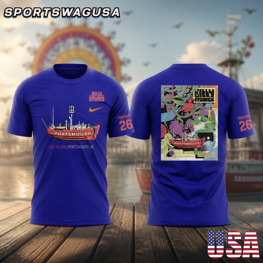 Billy Strings 2026 Tour T Shirt, Concert Shirt, Custom Name Number Tee