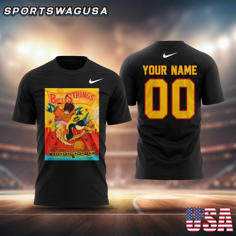Billy Strings 2026 Tour T Shirt, Concert Shirt, Custom Name Number Tee, Graphic Tee