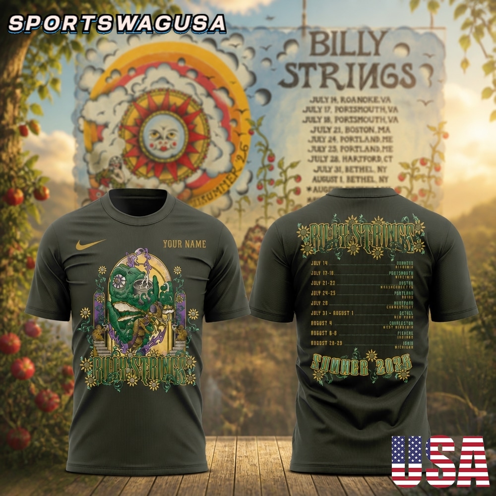 Billy Strings 2026 Tour T Shirt, Country Music Band Shirt