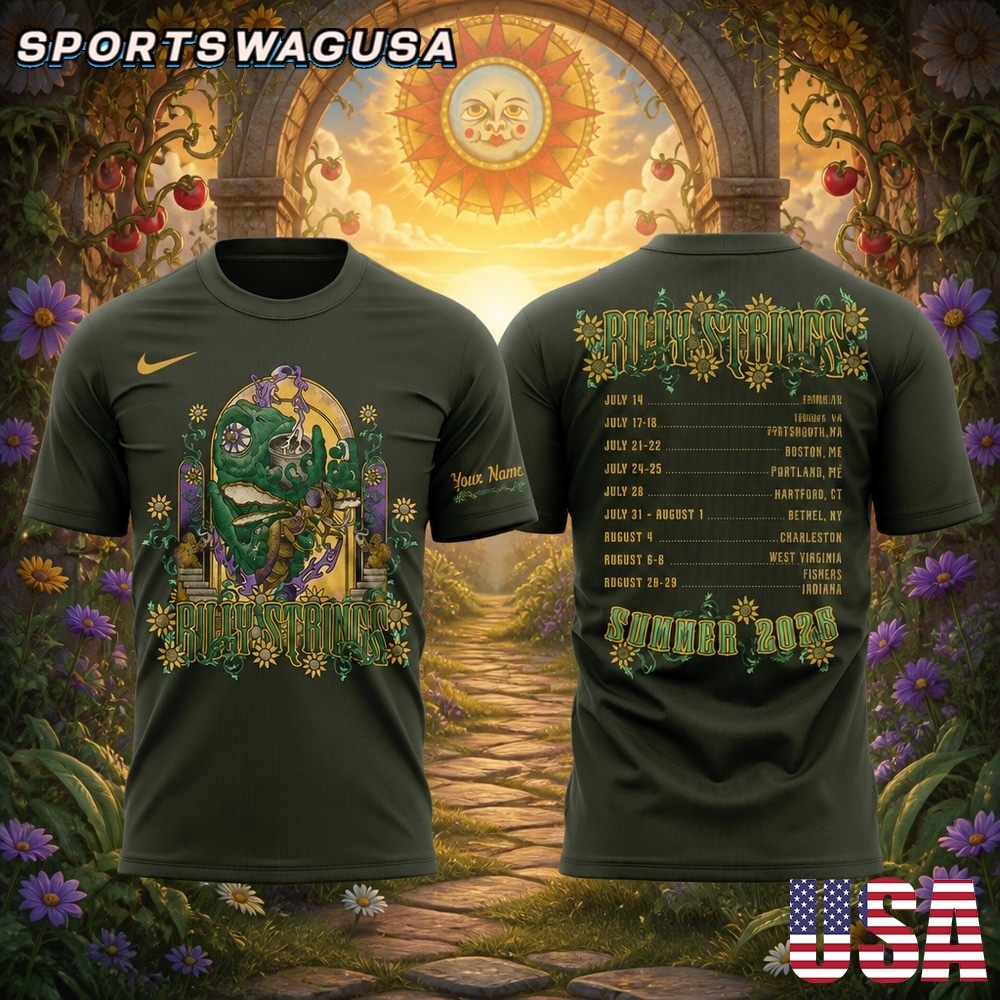 Billy Strings 2026 Tour T Shirt, Country Music Band Shirt, Tour Merch
