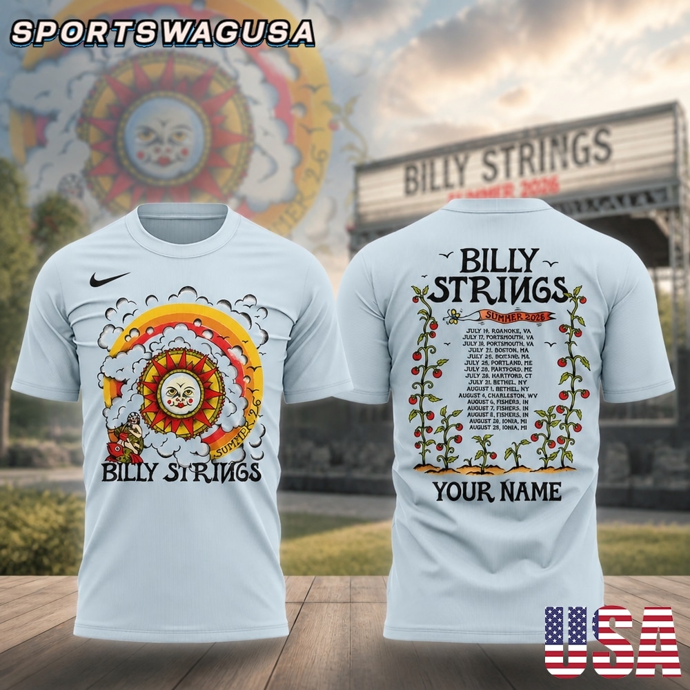 Billy Strings 2026 Tour T Shirt, Country Music Concert Shirt, Fan Shirt