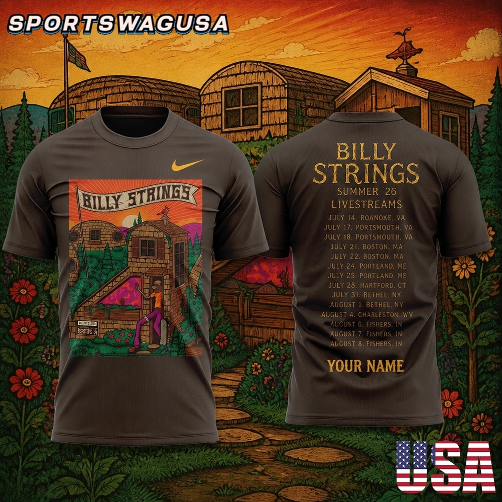 Billy Strings 2026 Tour T Shirt, Country Music Concert Shirt, Music Merch