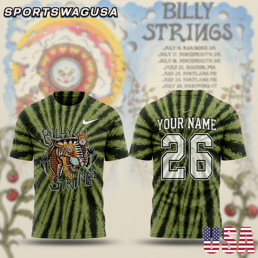 Billy Strings 2026 Tour Tie Dye T Shirt, Country Music Shirt