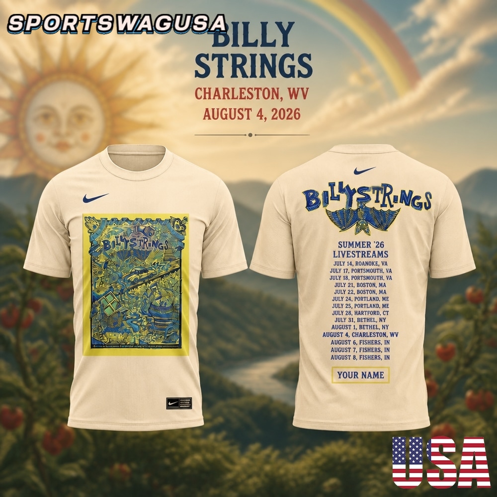 Billy Strings Charleston WV August 4 2026 T Shirt, Billy Strings Concert Shirt