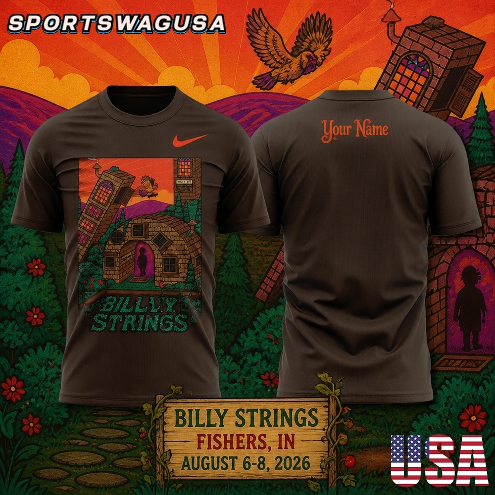 Billy Strings Fishers 2026 Tour T Shirt, Country Music Shirt, Graphic Tee