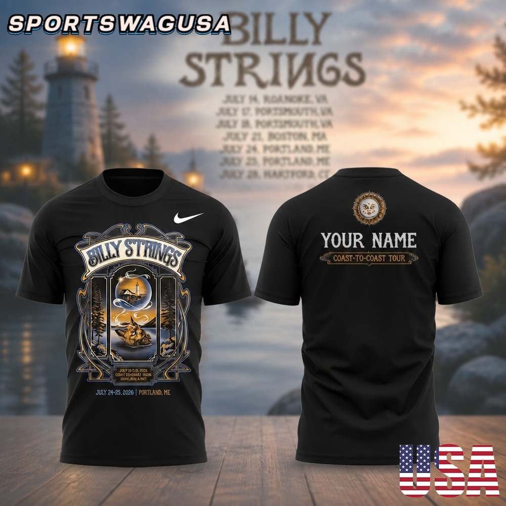 Billy Strings Fishers IN 2026 T Shirt, Concert Shirt, Bluegrass Music Tee