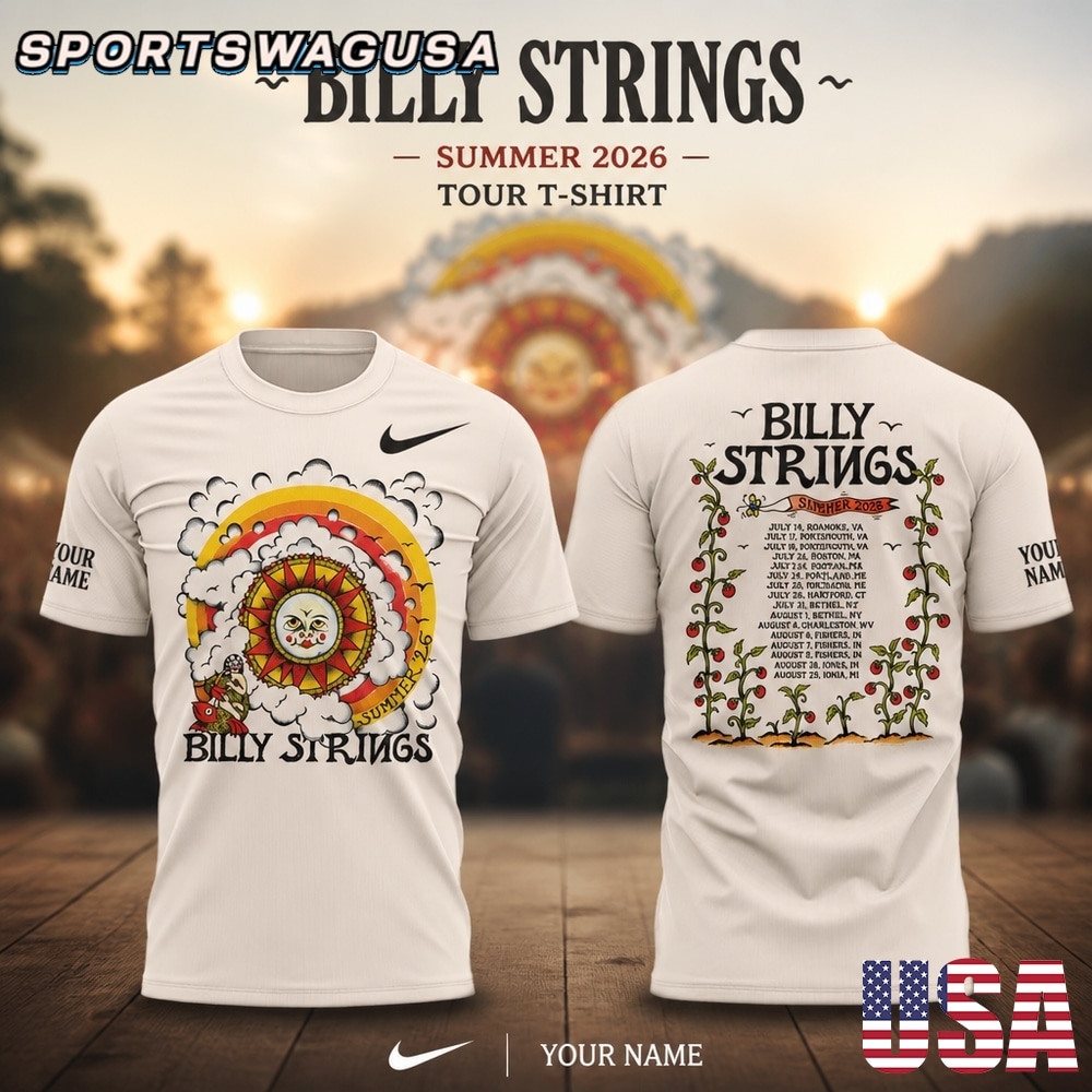 Billy Strings Summer ’26 Livestreams Personalized Shirt – Custom Name Tour Tee