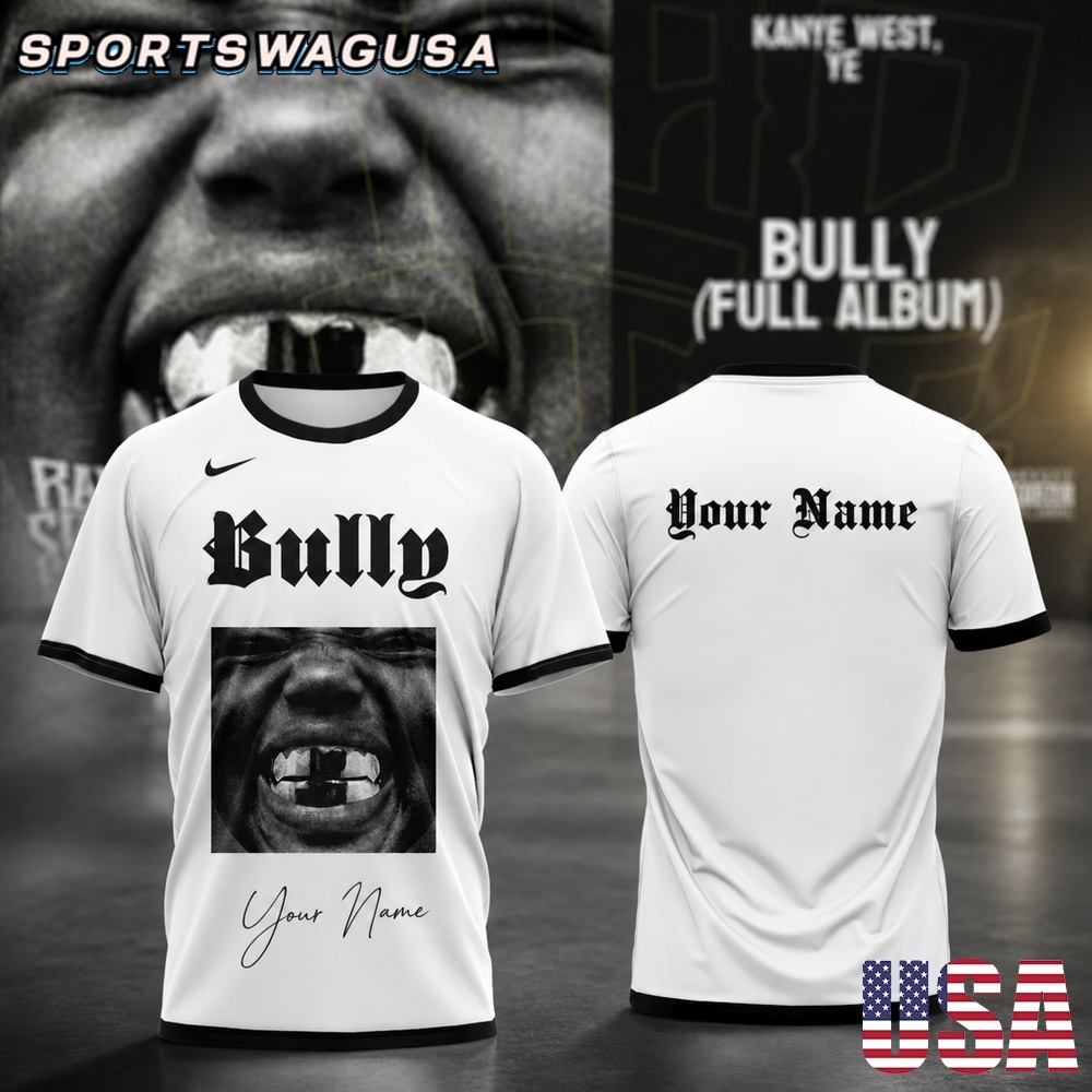 Kanye West Bully Full Album T Shirt, Ye Graphic Tee, Hip Hop Shirt