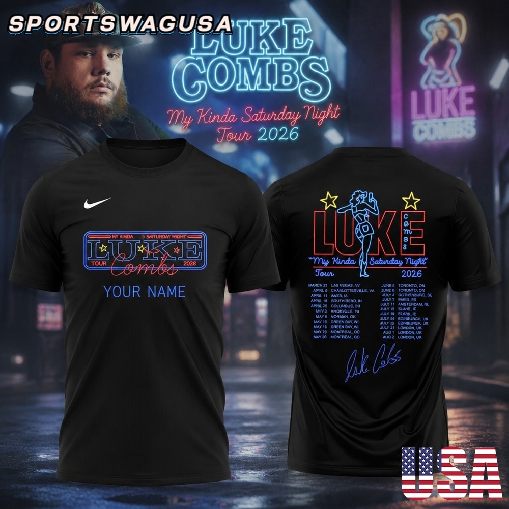 Luke Combs 2026 Tour T Shirt, Country Music Concert Shirt