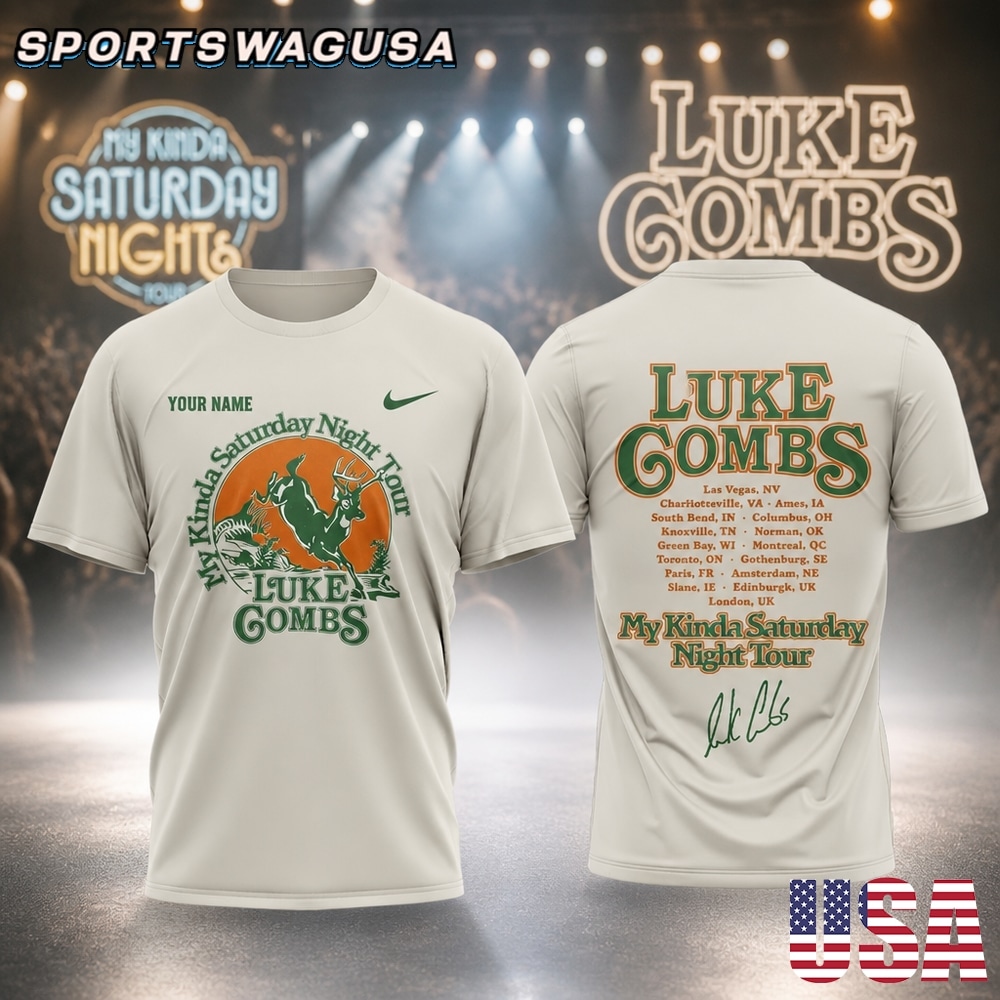 Luke Combs Saturday Night Tour T Shirt, Country Concert Shirt