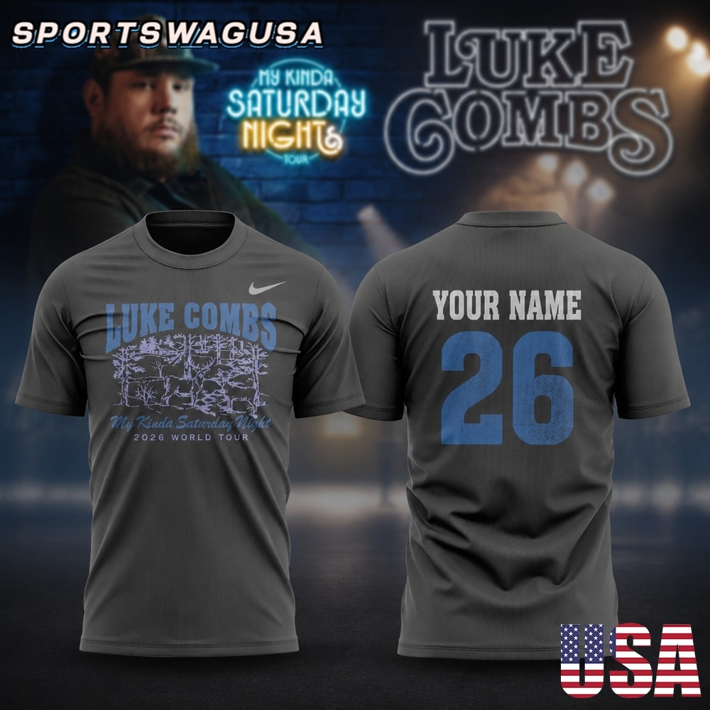 Luke Combs Saturday Night Tour T Shirt, Luke Combs Concert Shirt, Country Music Graphic Tee
