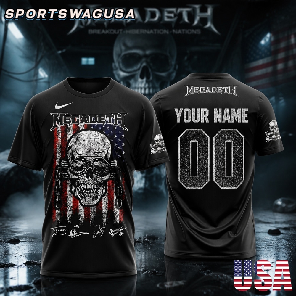 Megadeth 2026 Tour T Shirt, Heavy Metal Rock Band Shirt