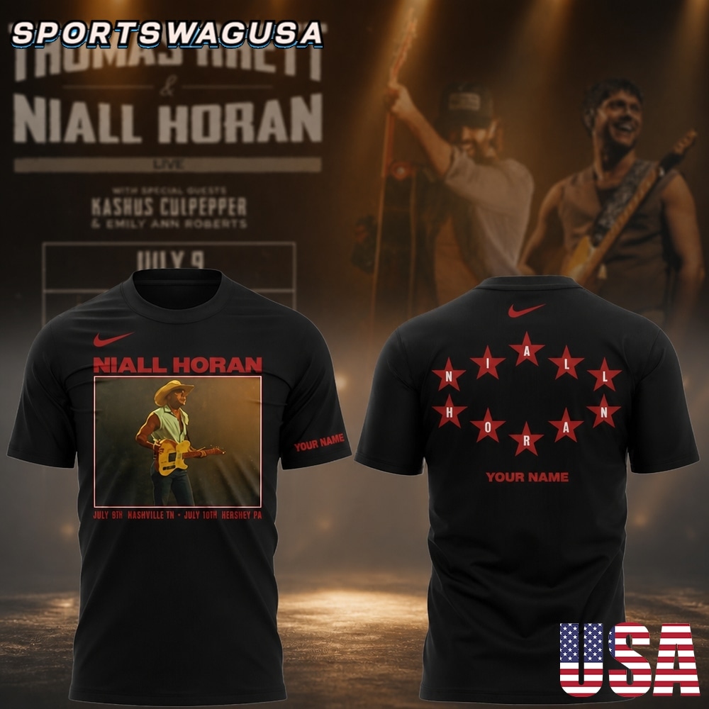 Niall Horan 2026 Tour T Shirt, Pop Music Concert Shirt
