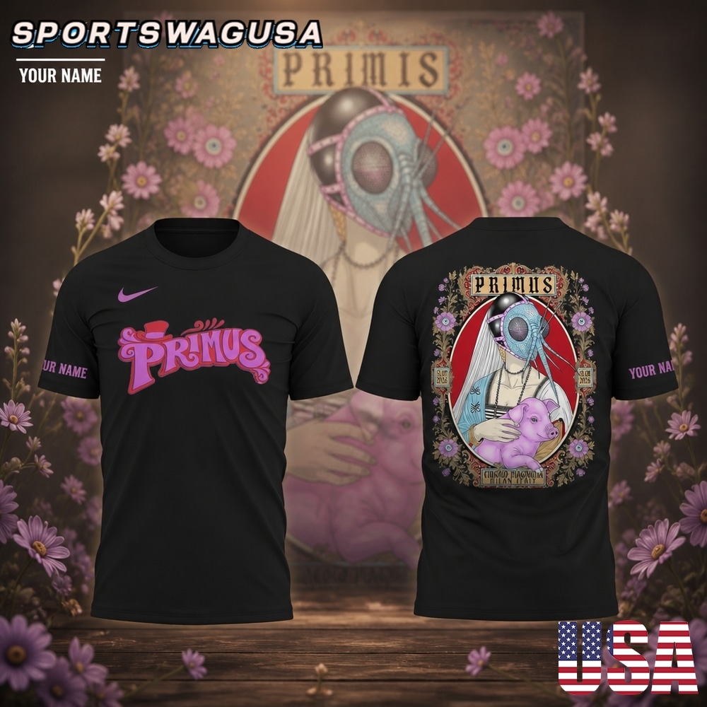Primus 2026 Tour T Shirt, Rock Band Music Concert Shirt