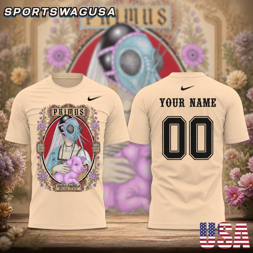 Primus Personalized T Shirt, Custom Name 00 Alternative Rock Band Tee
