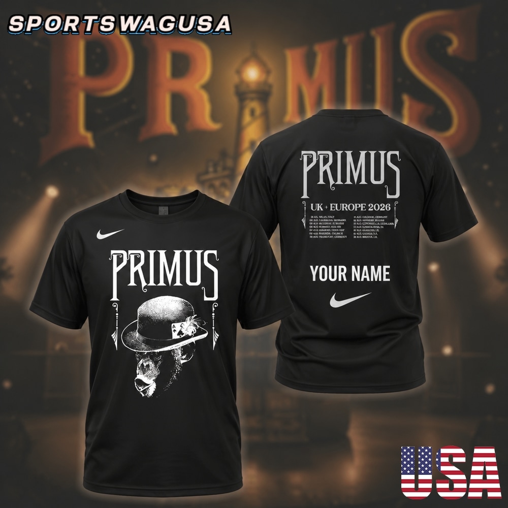 Primus UK Europe Tour 2026 Personalized Custom Name Concert T Shirt