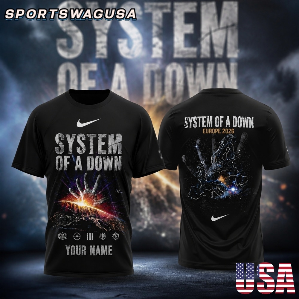 System Of A Down 2026 Tour T Shirt, Heavy Rock Music Shirt