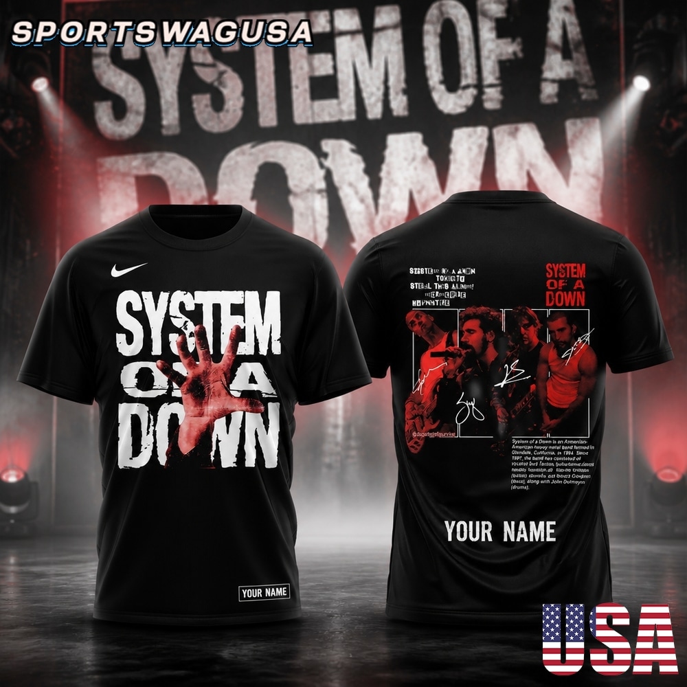 System Of A Down 2026 Tour T Shirt, Rock Band Music Shirt