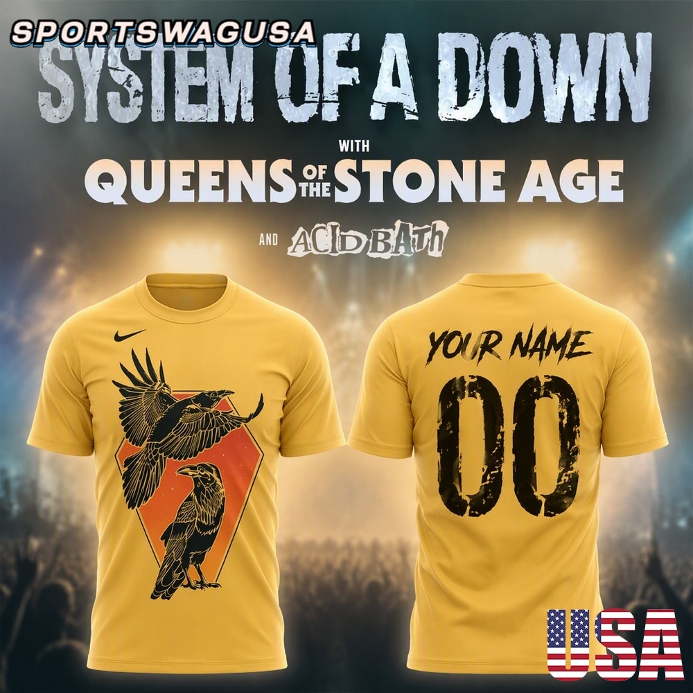 System Of A Down Personalized Custom Name 00 Rock Concert T Shirt
