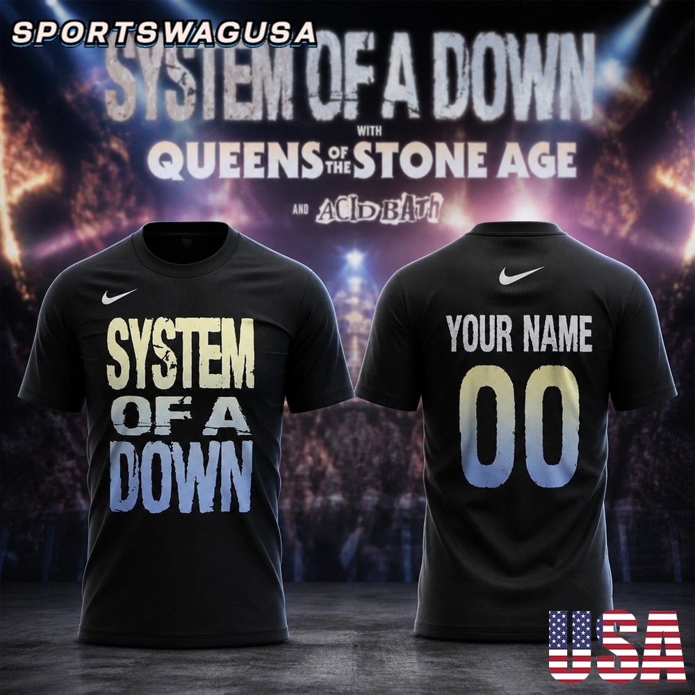 System Of A Down Queens Of The Stone Age T Shirt, Rock Band Shirt, Fan Shirt