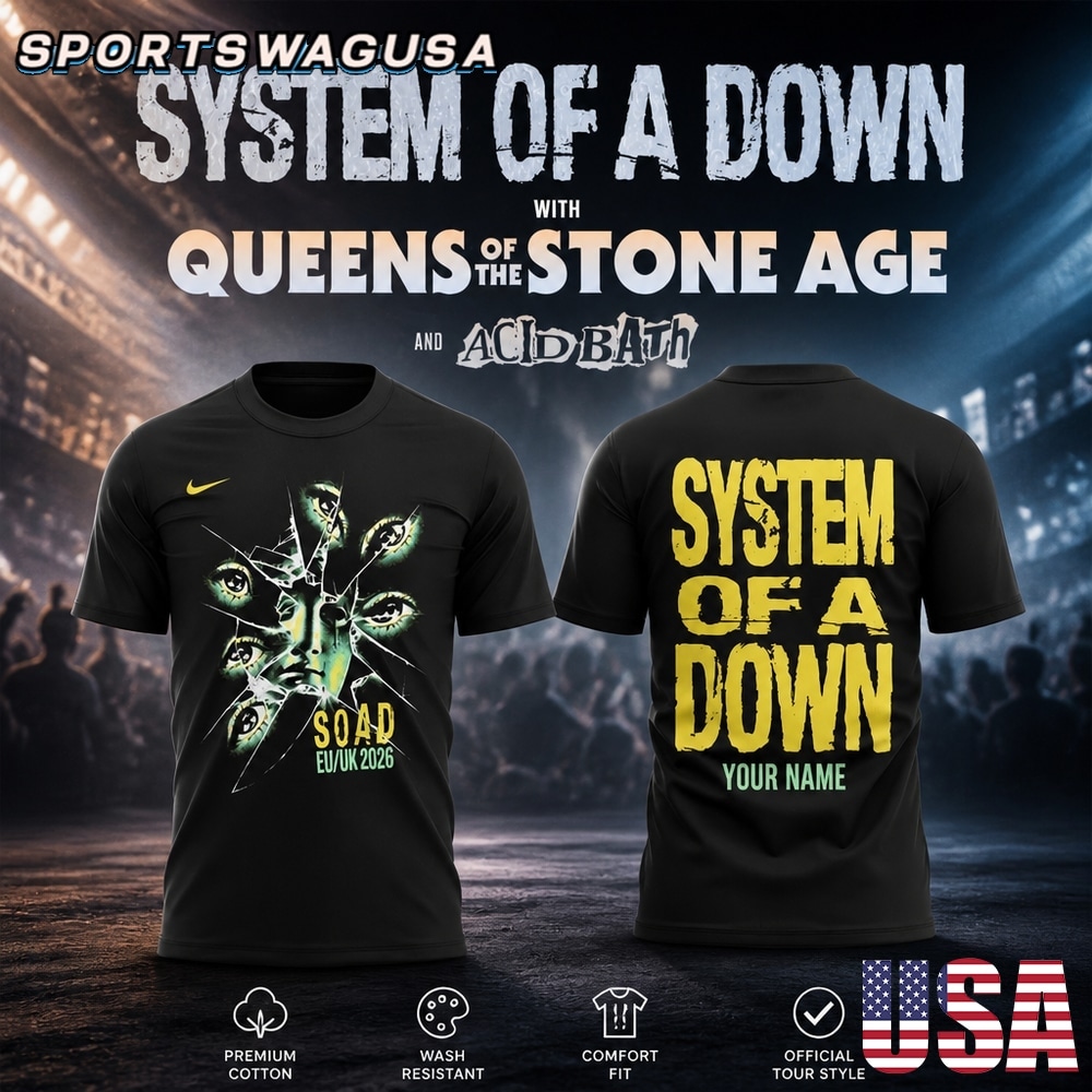System Of A Down Queens Of The Stone Age T Shirt, Rock Music Shirt, Fan Shirt