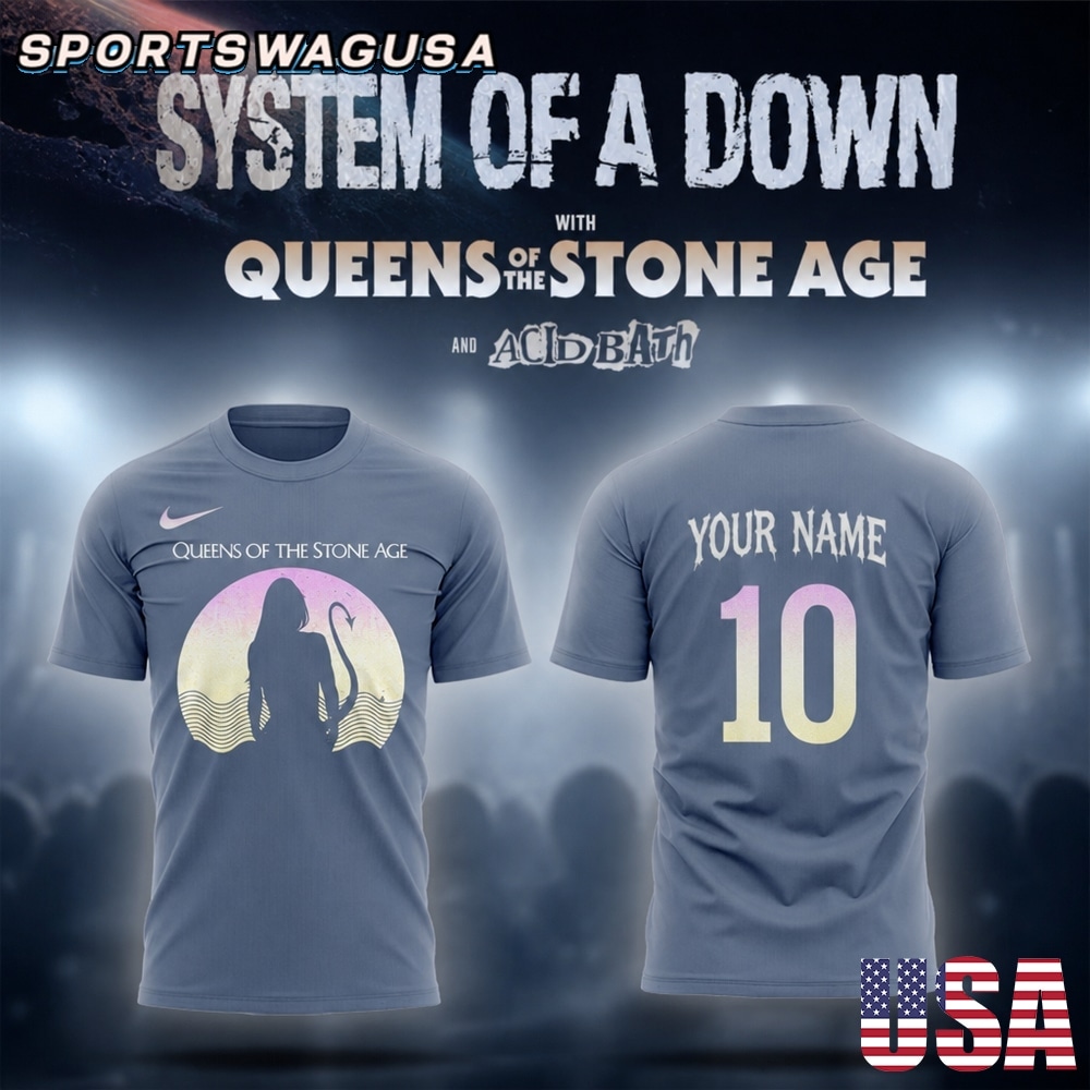 System Of A Down Queens Of The Stone Age T Shirt, Rock Music Shirt, Graphic Tee