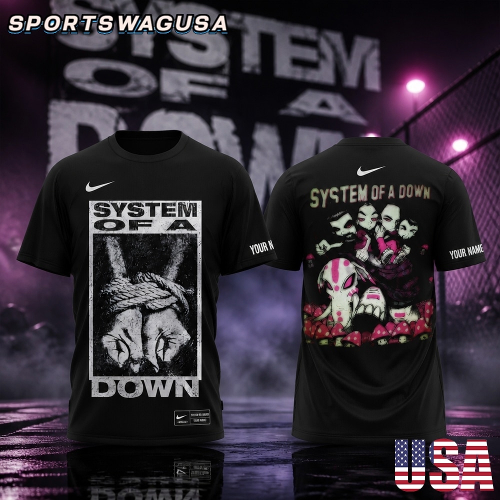System Of A Down T Shirt, Alternative Rock Band Music Shirt