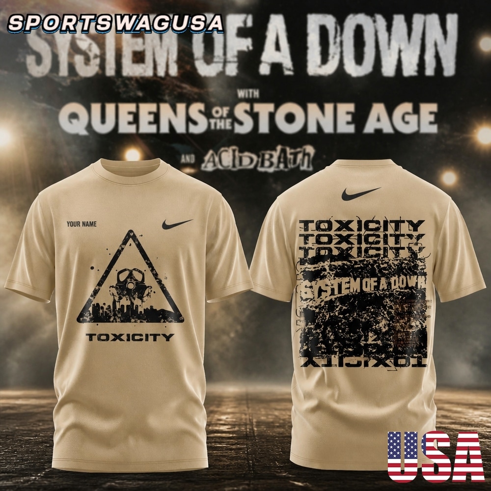 System Of A Down Toxicity Personalized T Shirt, Custom Name Rock Shirt