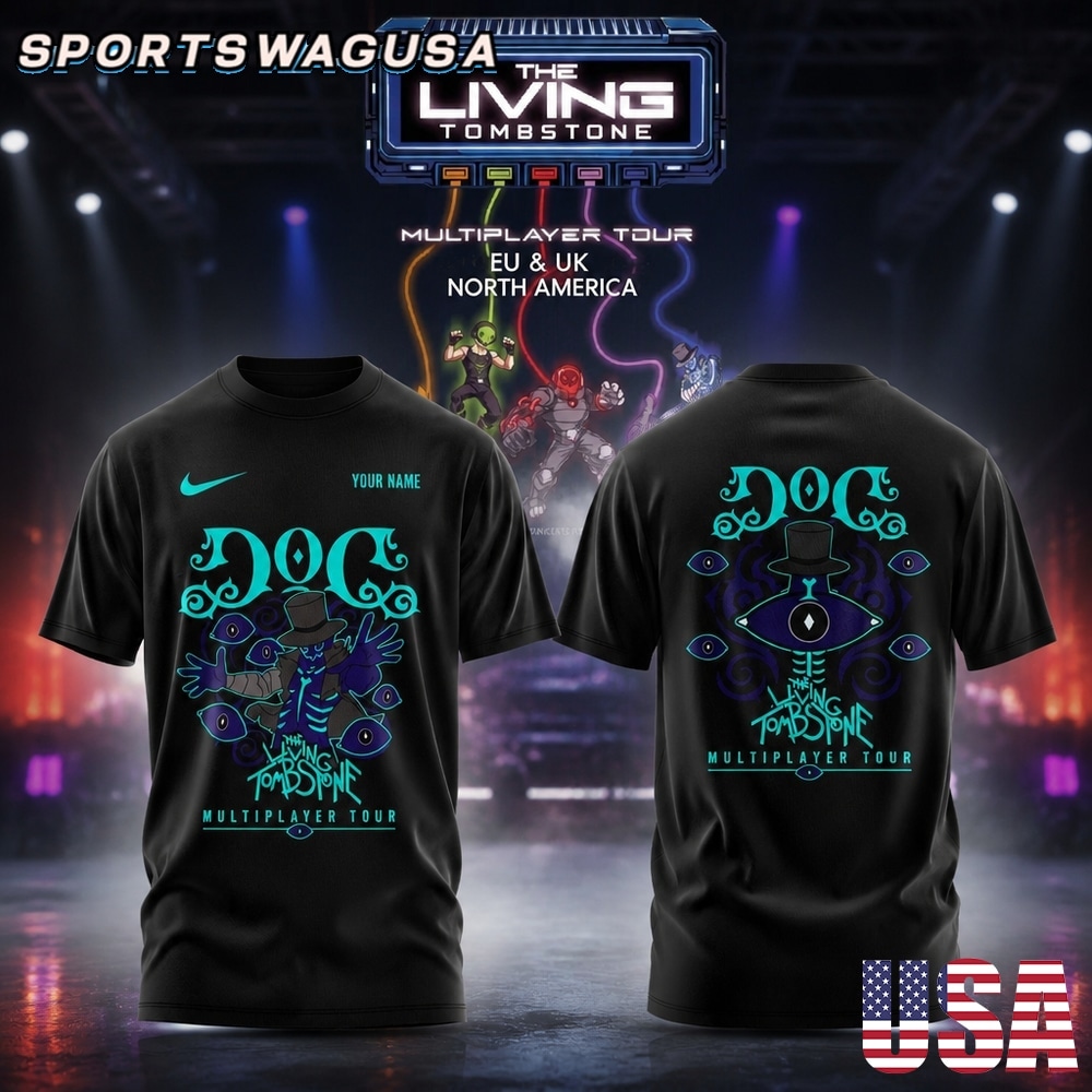 The Living Tombstone 2026 Tour T Shirt, Concert Shirt, Music Merch
