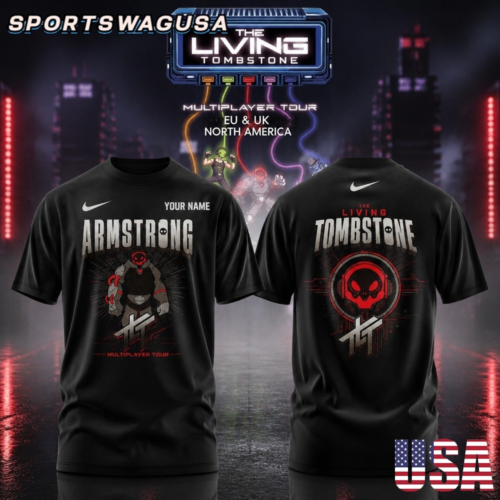 The Living Tombstone Multiplier Tour 2026 T Shirt, Armstrong Tombstone Graphic Tee