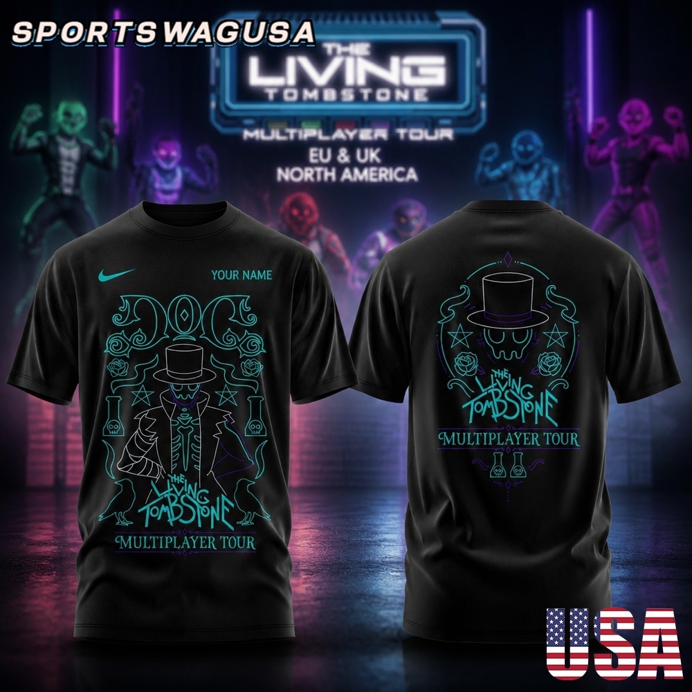 The Living Tombstone Multiplier Tour 2026 T Shirt, Living Tombstone Concert Shirt