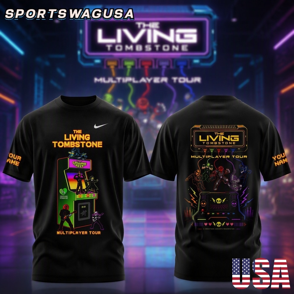 The Living Tombstone Multiplier Tour 2026 T Shirt, Living Tombstone Graphic Tee
