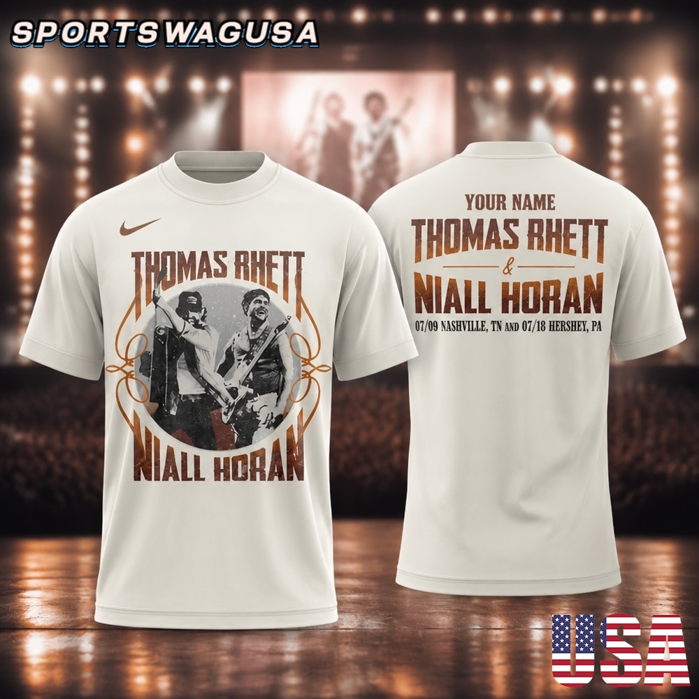 Thomas Rhett Niall Horan T Shirt, Country Pop Music Concert Shirt