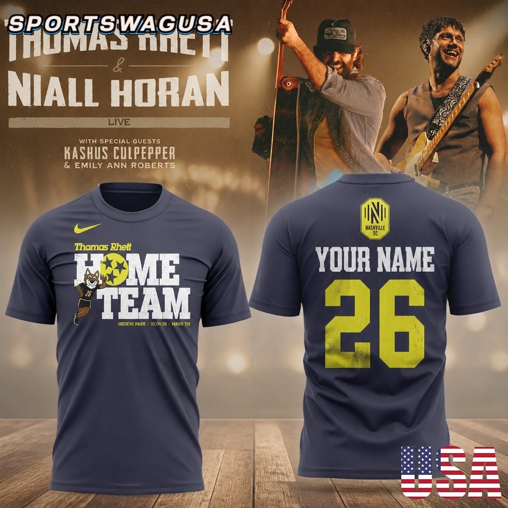 Thomas Rhett & Niall Horan Tour T Shirt, Concert Shirt, Custom Name Number Tee