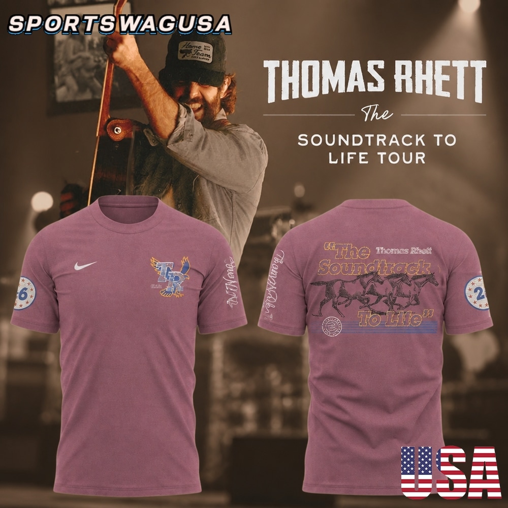 Thomas Rhett Soundtrack To Life Tour 2026 Country Concert T Shirt
