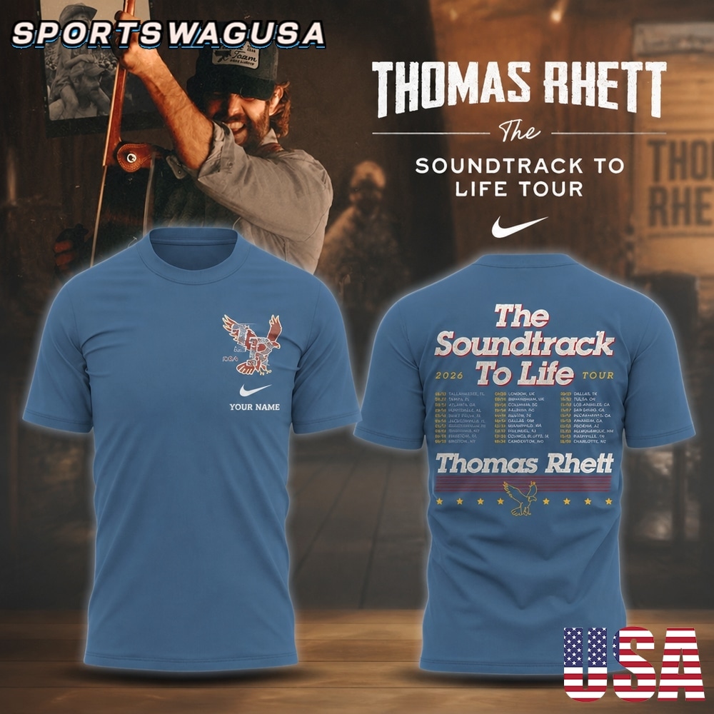Thomas Rhett Soundtrack to Life Tour T Shirt, Country Concert Tee
