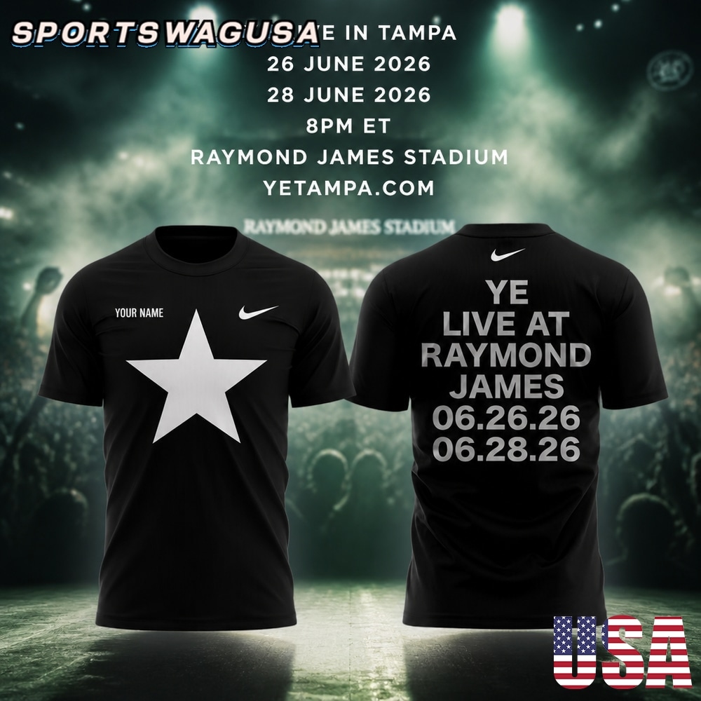 Ye Live In Tampa 2026 T Shirt, Rap Music Concert Shirt, Fan Shirt